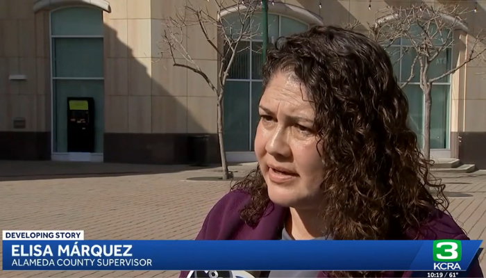 Supervisor Marquez in a news interview