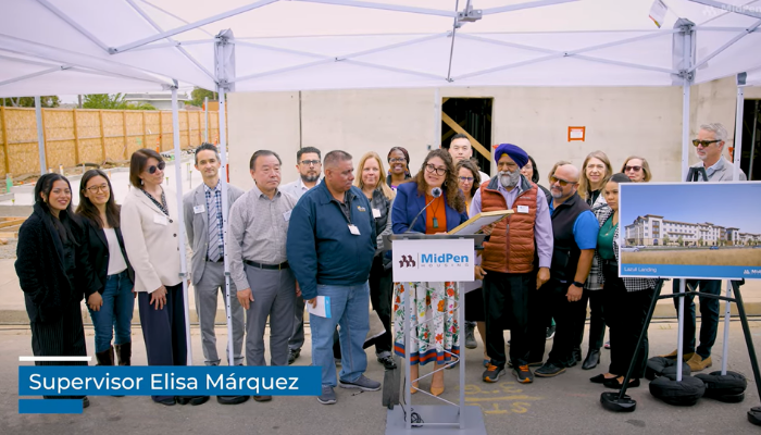 Affordable housing grand opening